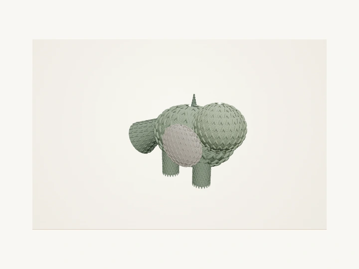 Matcha Baby Dinosaur - Handcrafted amigurumi crochet sample